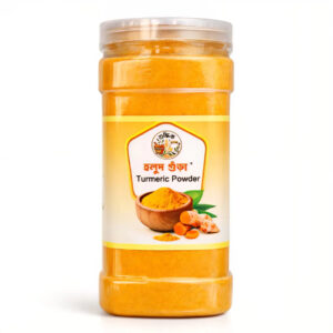 Pure Shudhik turmeric powder in a 500g package, showcasing bright yellow turmeric spice for cooking and health benefits.